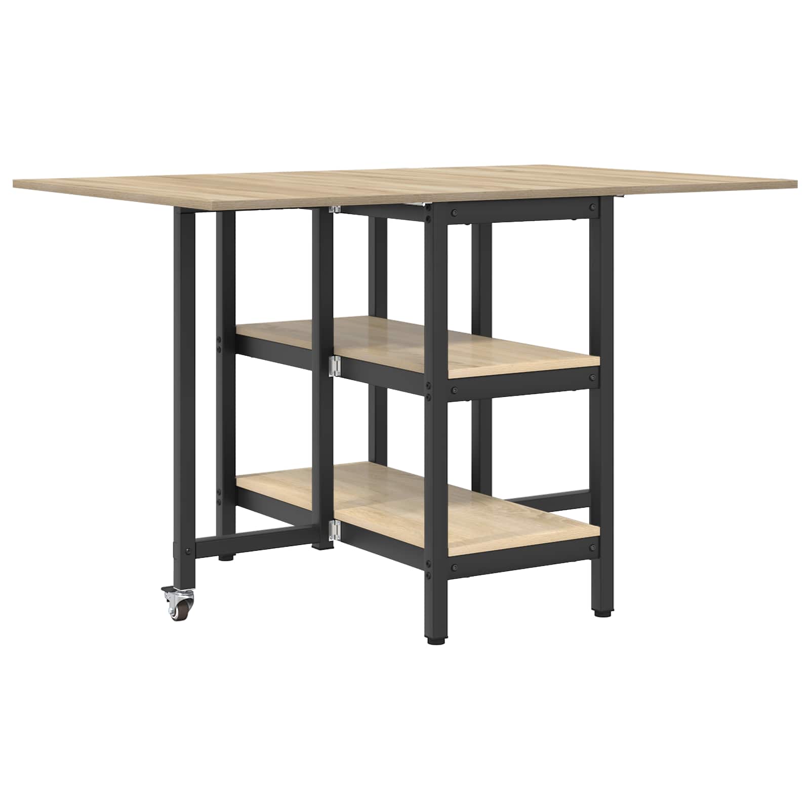 Mesa de jantar 122 x 80 x 76,5 cm derivados de madeira