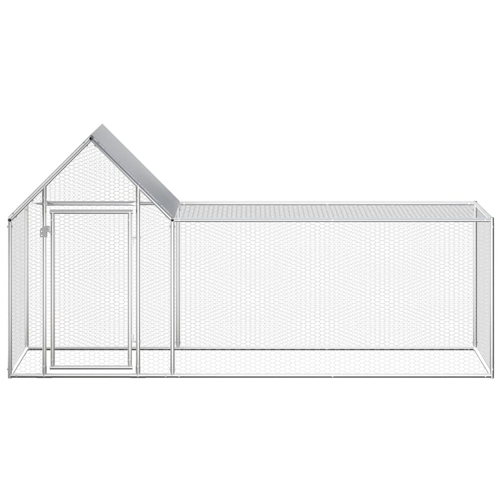 Galinheiro 3x1x1,5 m aço galvanizado