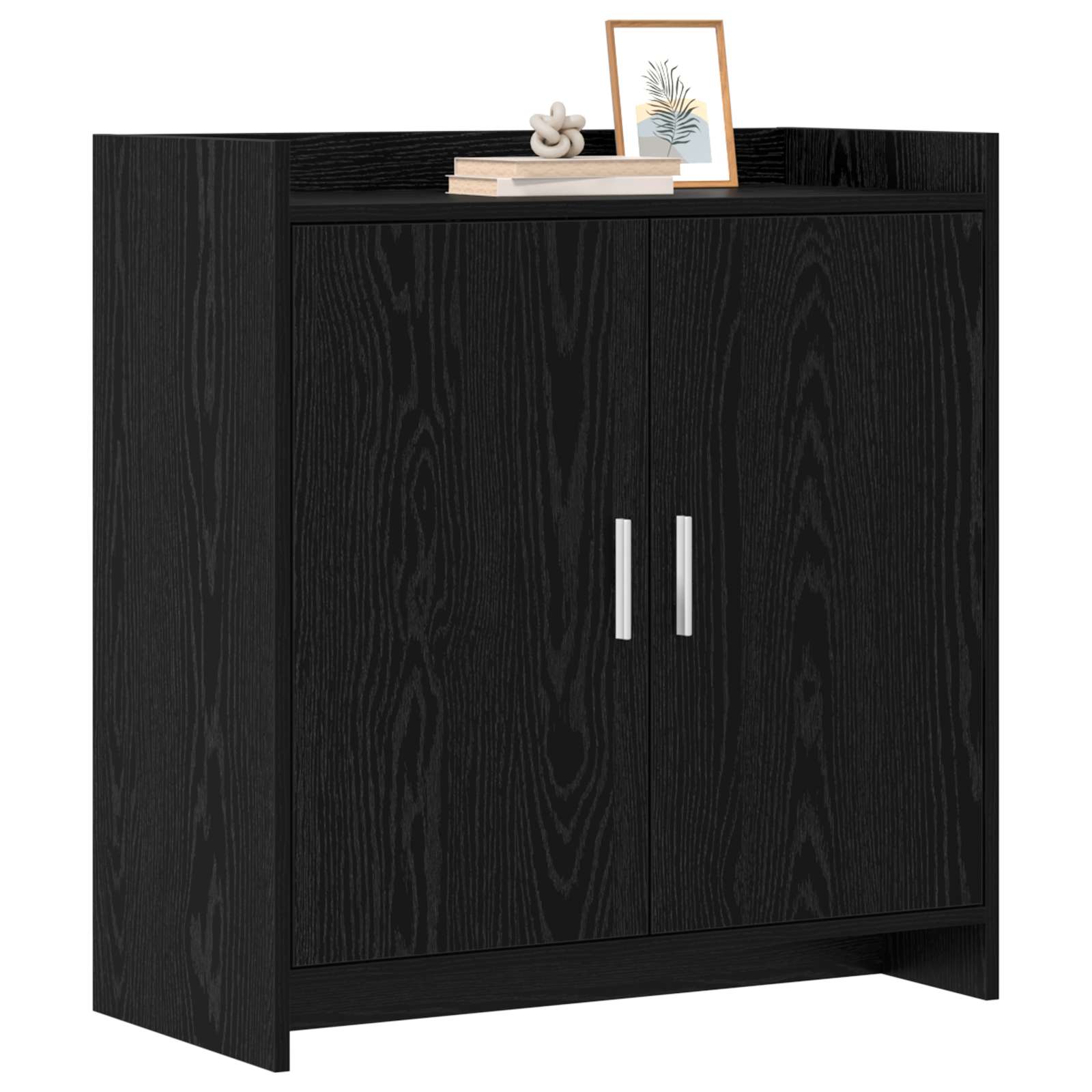 Buffet carvalho preto 72 x 36 x 80 cm derivados de madeira
