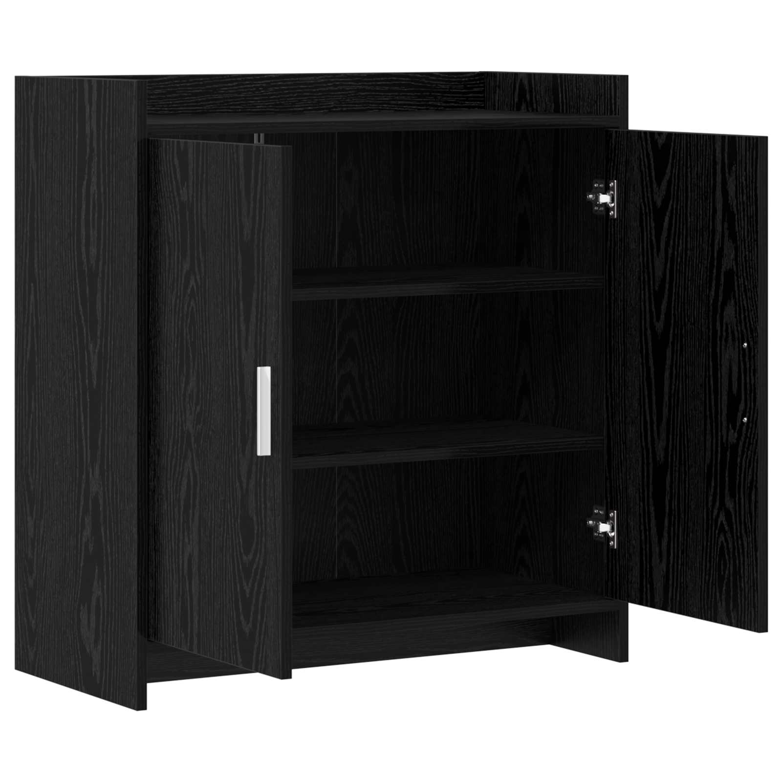 Buffet carvalho preto 72 x 36 x 80 cm derivados de madeira
