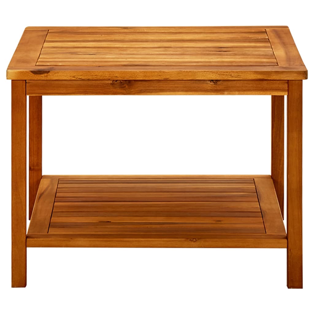 Mesa de centro 60x60x45 cm madeira de acácia maciça