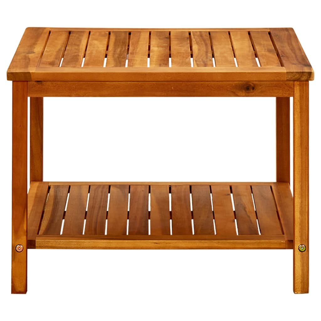 Mesa de centro 60x60x45 cm madeira de acácia maciça