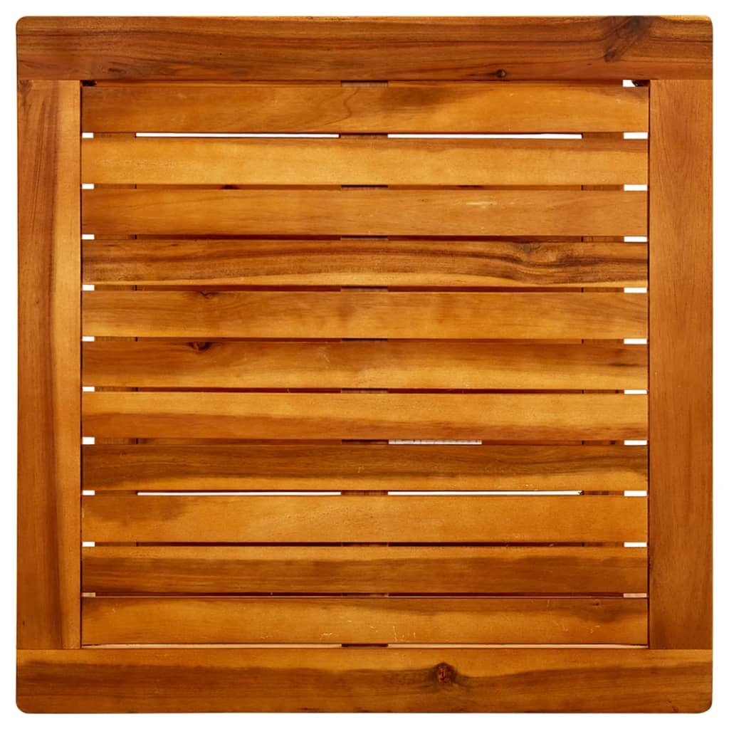 Mesa de centro 60x60x45 cm madeira de acácia maciça