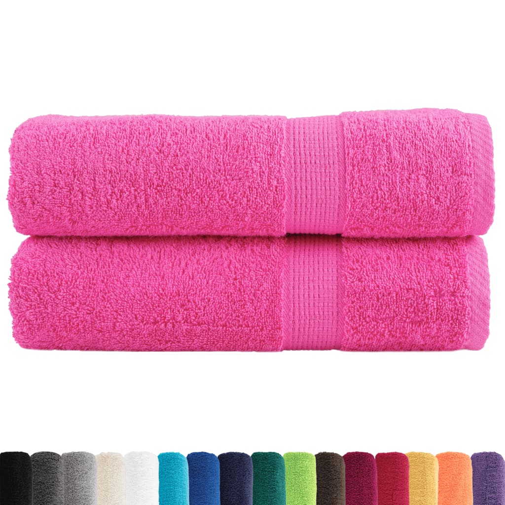 Toalhas de banho premium solund 2 pcs 100x150 cm 600 gsm