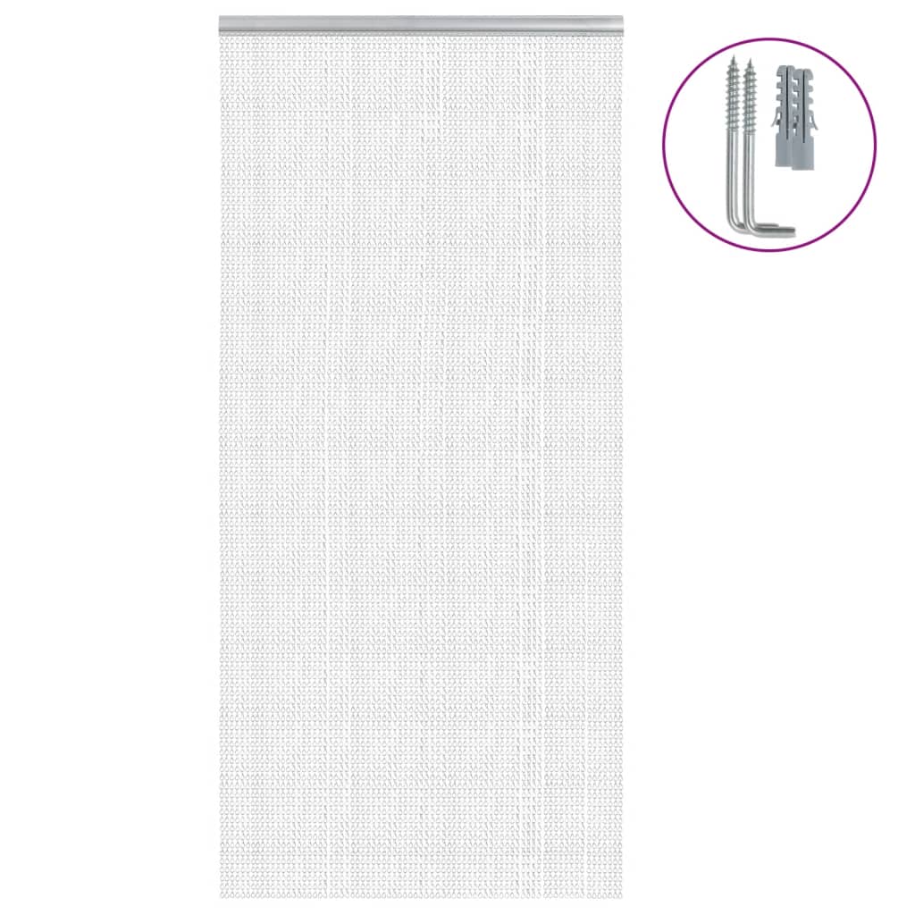 Mosquiteira para porta de correntes 100x200 cm alumínio