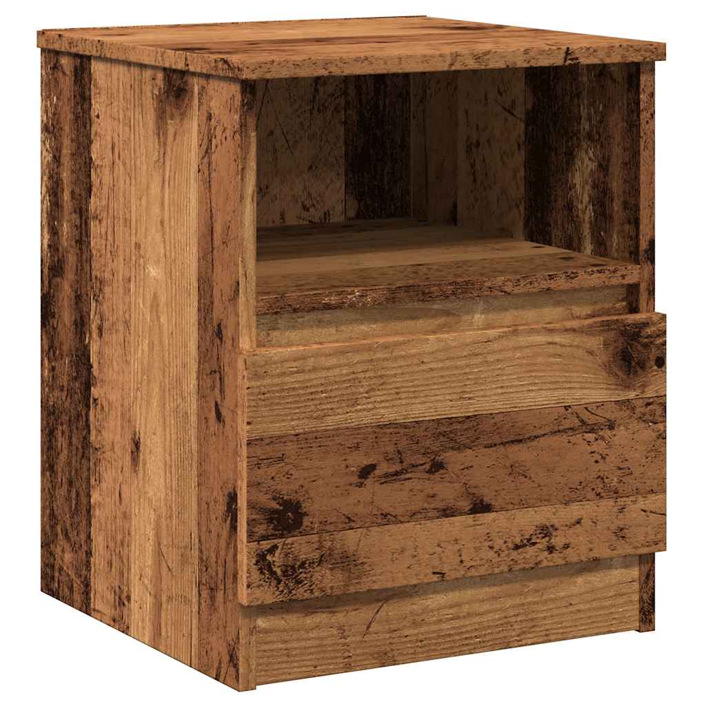 Mesa de cabeceira 40x40x50 cm derivados madeira madeira velha
