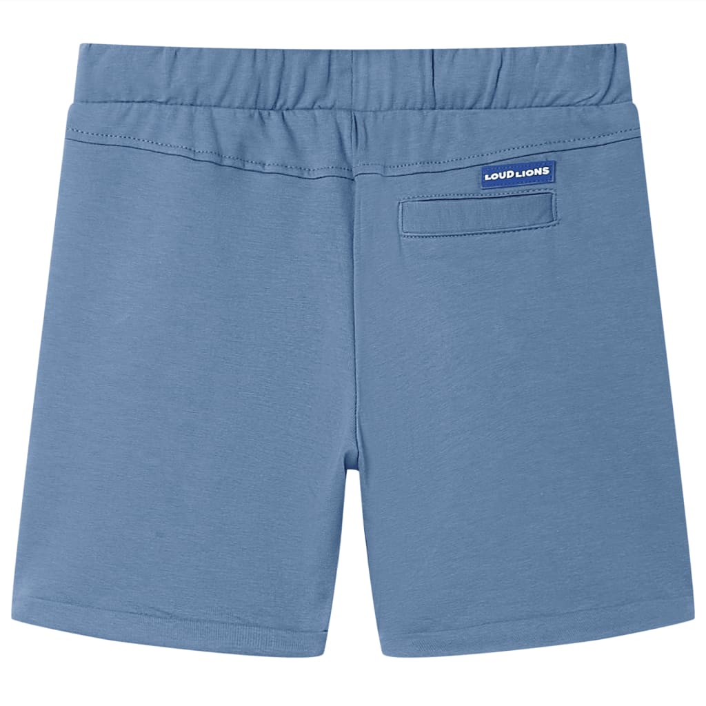 Calções de criança com cordão azul-escuro 92