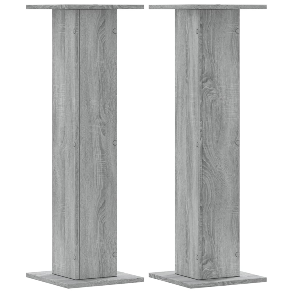 Suportes p/ plantas 2 pcs 30x30x95 cm derivados de madeira