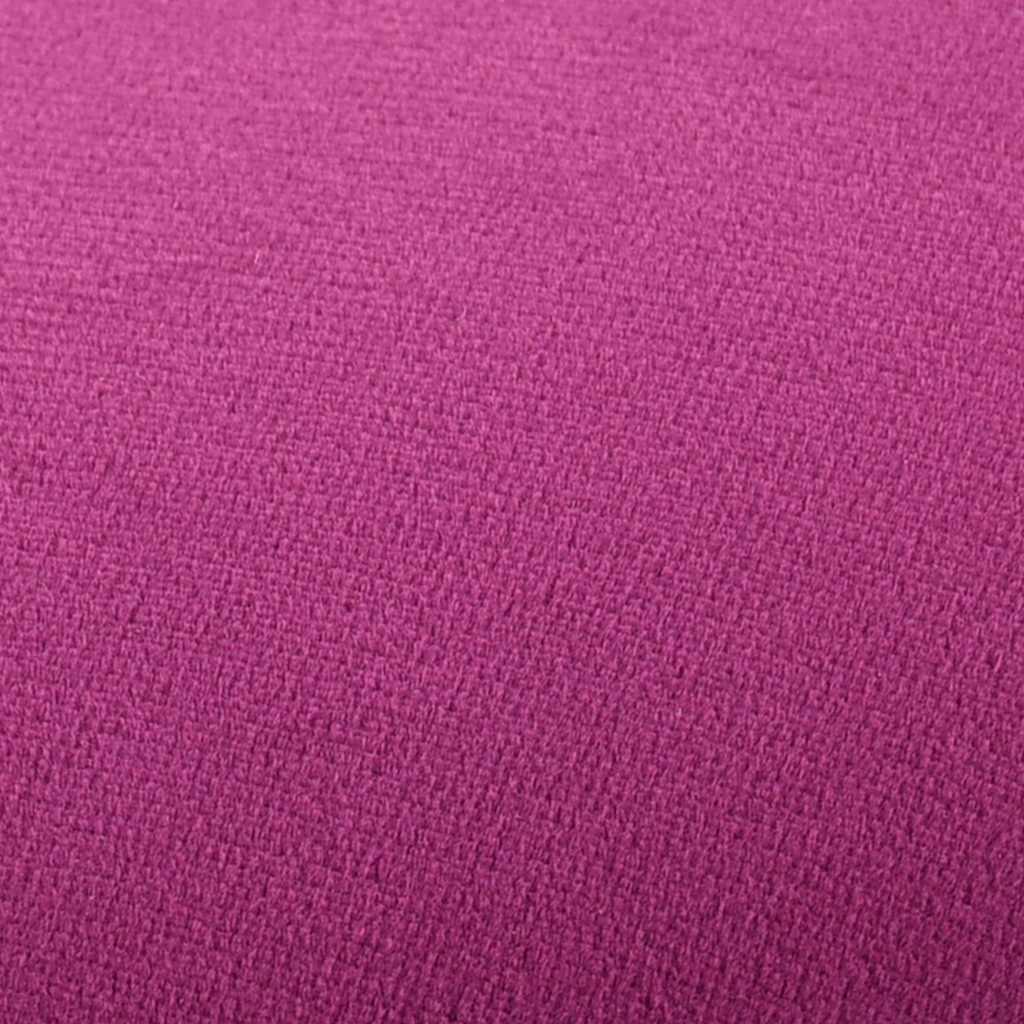Banco 28 x 36 cm veludo roxo e dourado