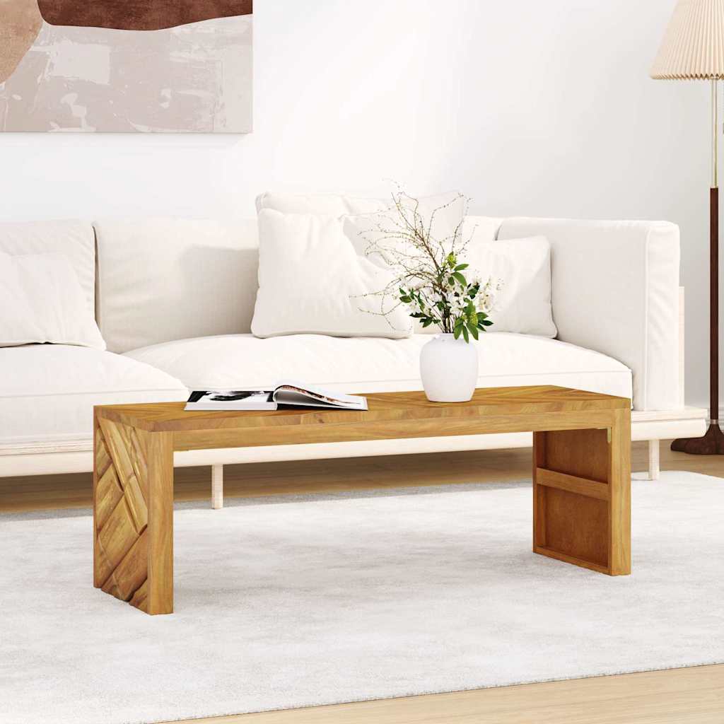 Mesa de centro 110x35x38 cm madeira maciça teca