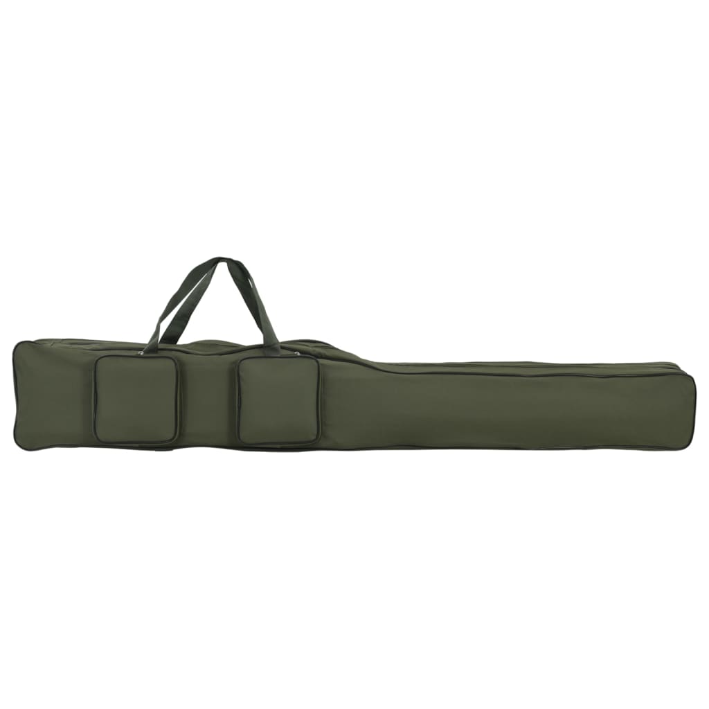 Saco para cana de pesca 160 cm tecido oxford verde-escuro