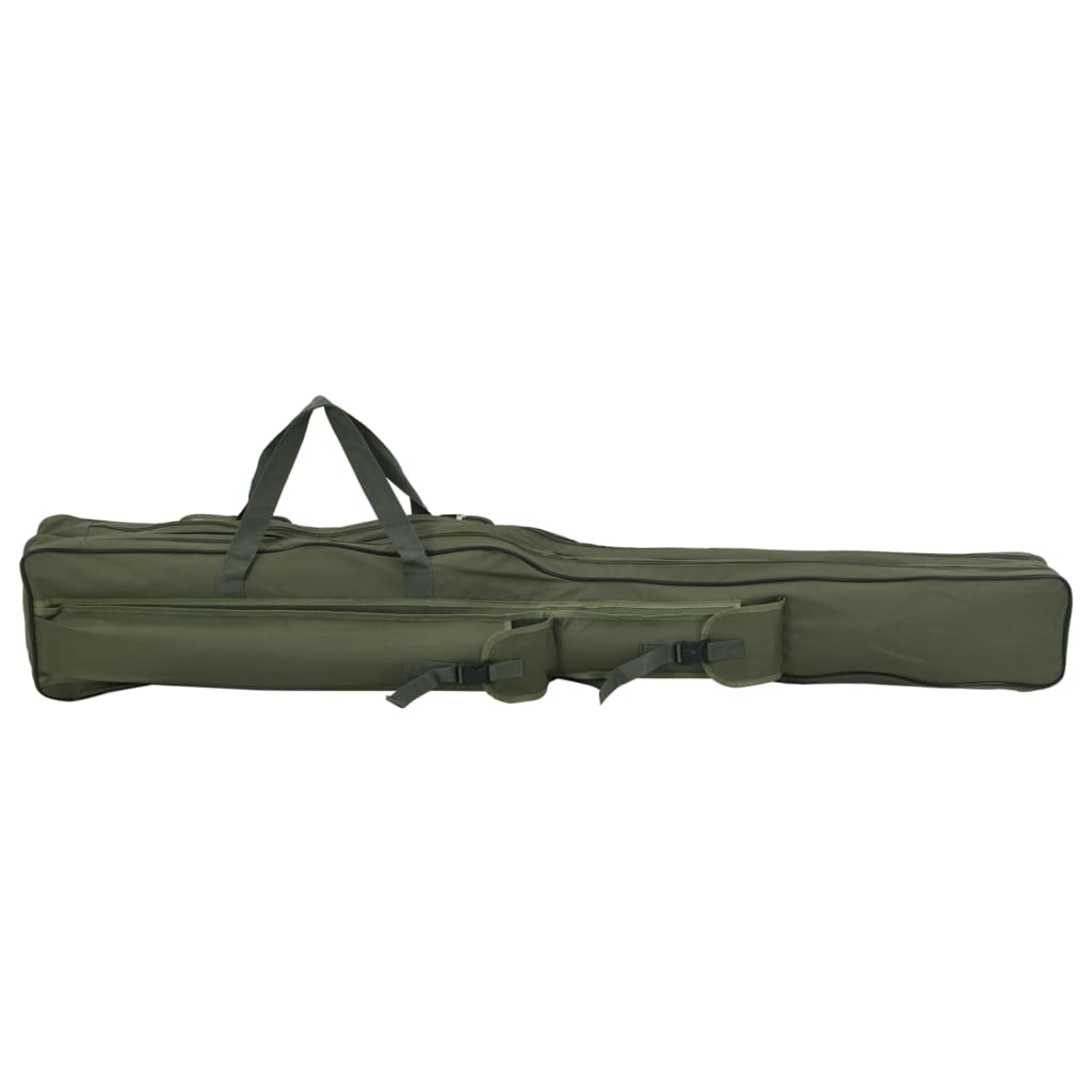 Saco para cana de pesca 160 cm tecido oxford verde-escuro