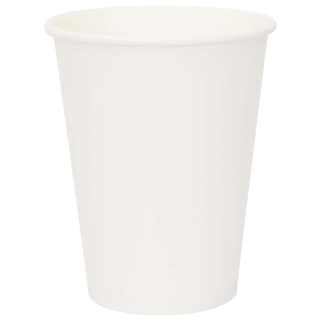 Copos de café de papel 1000 pcs 12oz 300ml branco