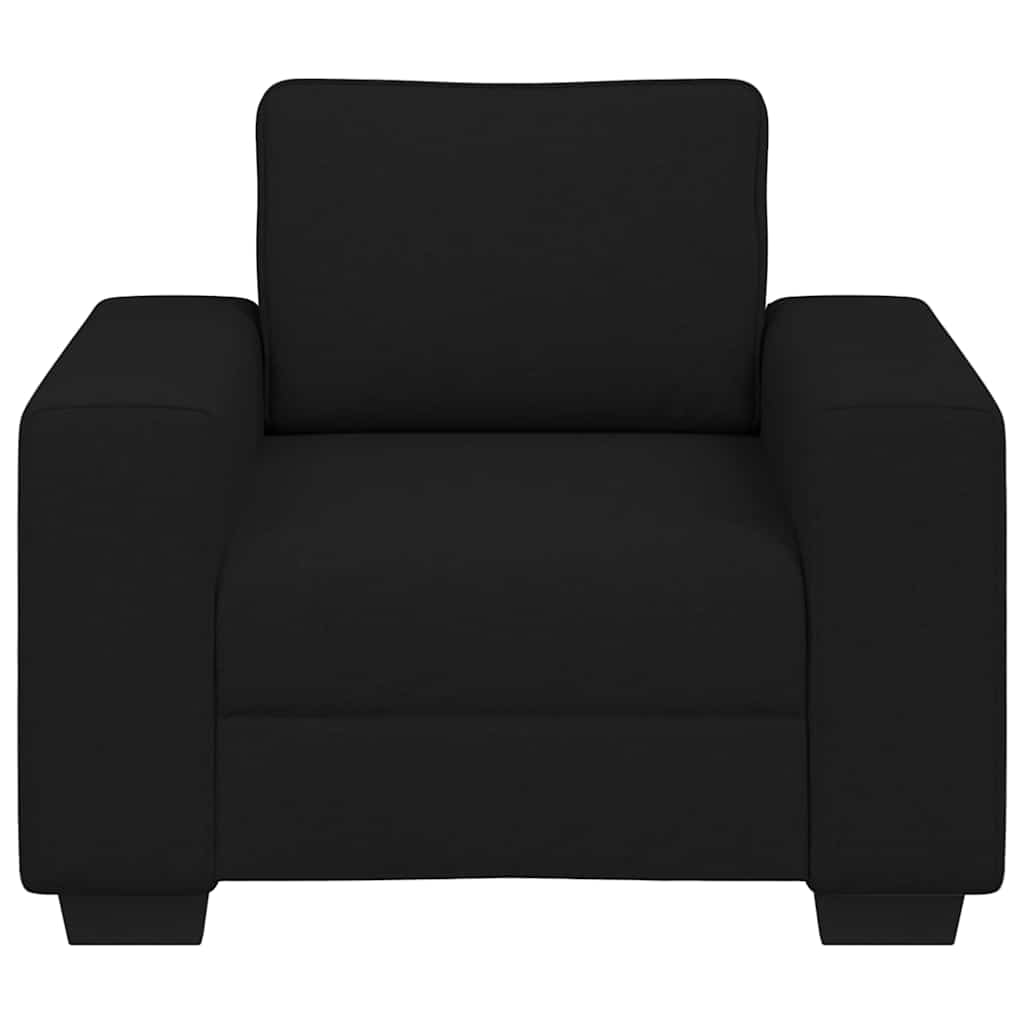 Poltrona 100x77x82 cm tecido preto