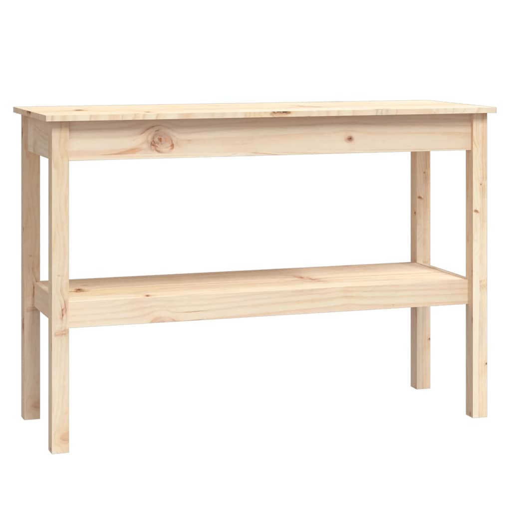 Mesa consola 110x40x75 cm madeira de pinho maciça