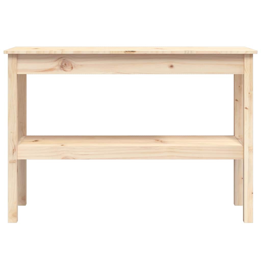 Mesa consola 110x40x75 cm madeira de pinho maciça