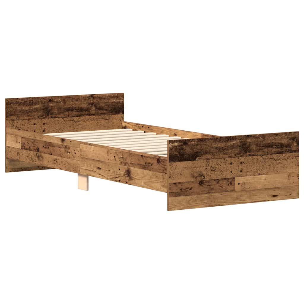 Estrutura de cama sem colchão 90x190cm derivados de madeira