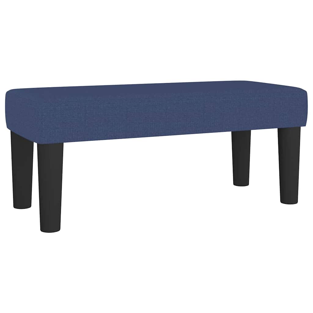 Banco 70x30x30 cm tecido azul