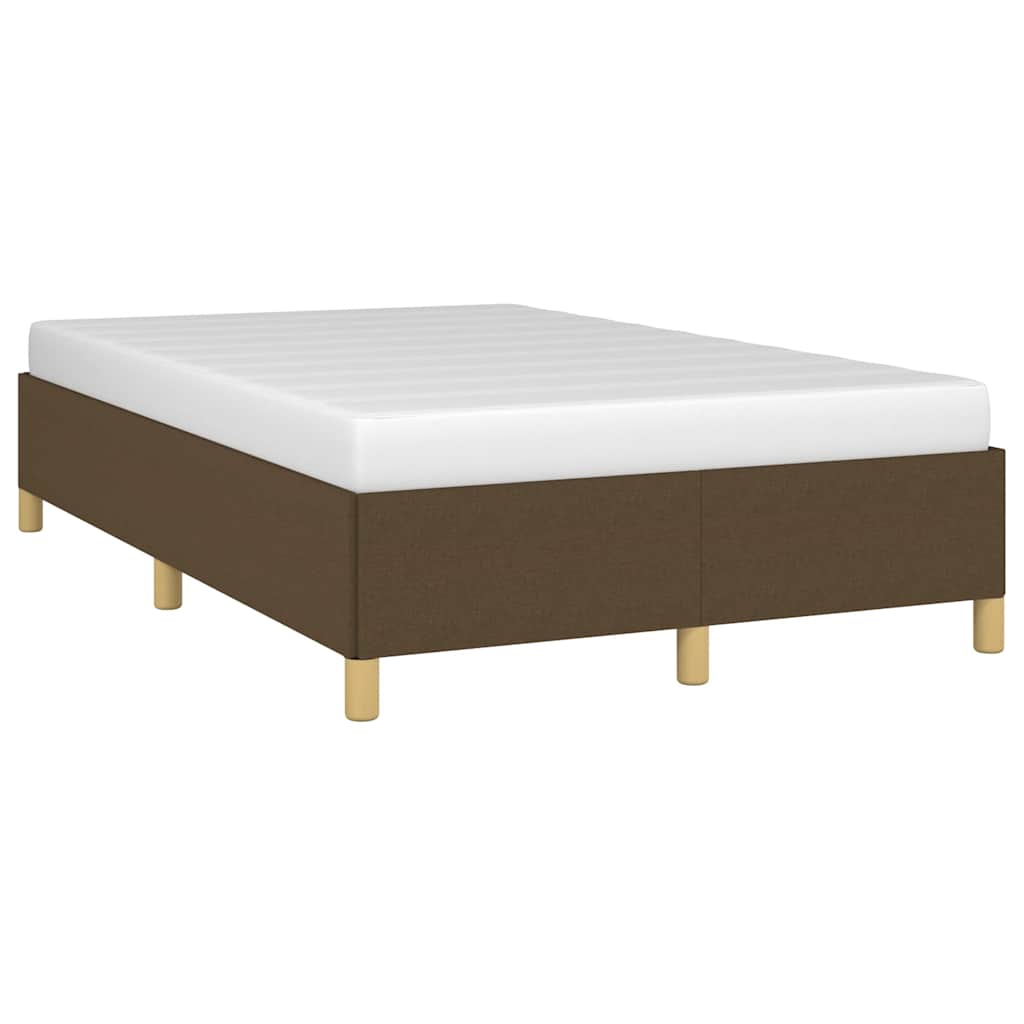 Estrutura de cama sem colchão 120x190cm castanho escuro