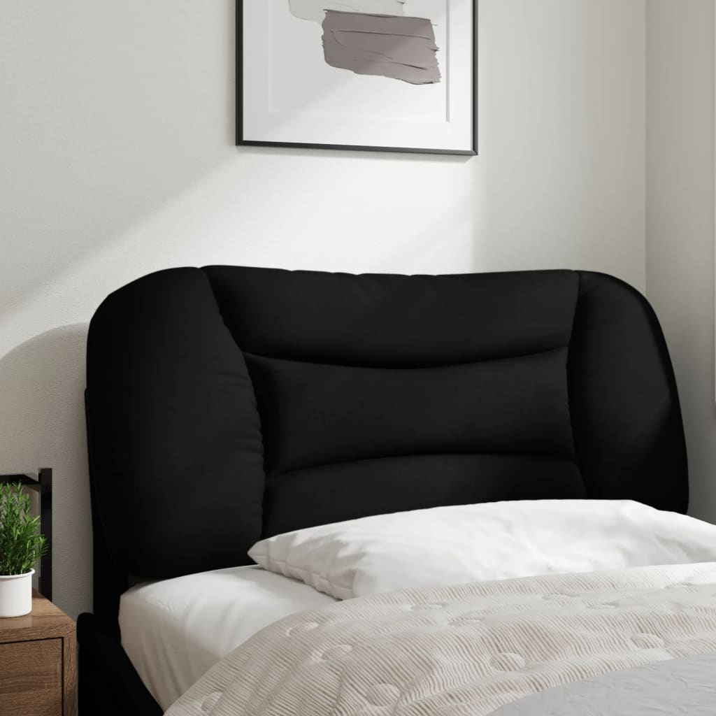 Almofadão de cabeceira hvar 90 cm tecido preto