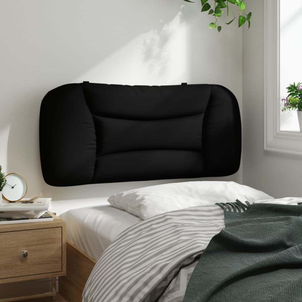 Almofadão de cabeceira hvar 90 cm tecido preto