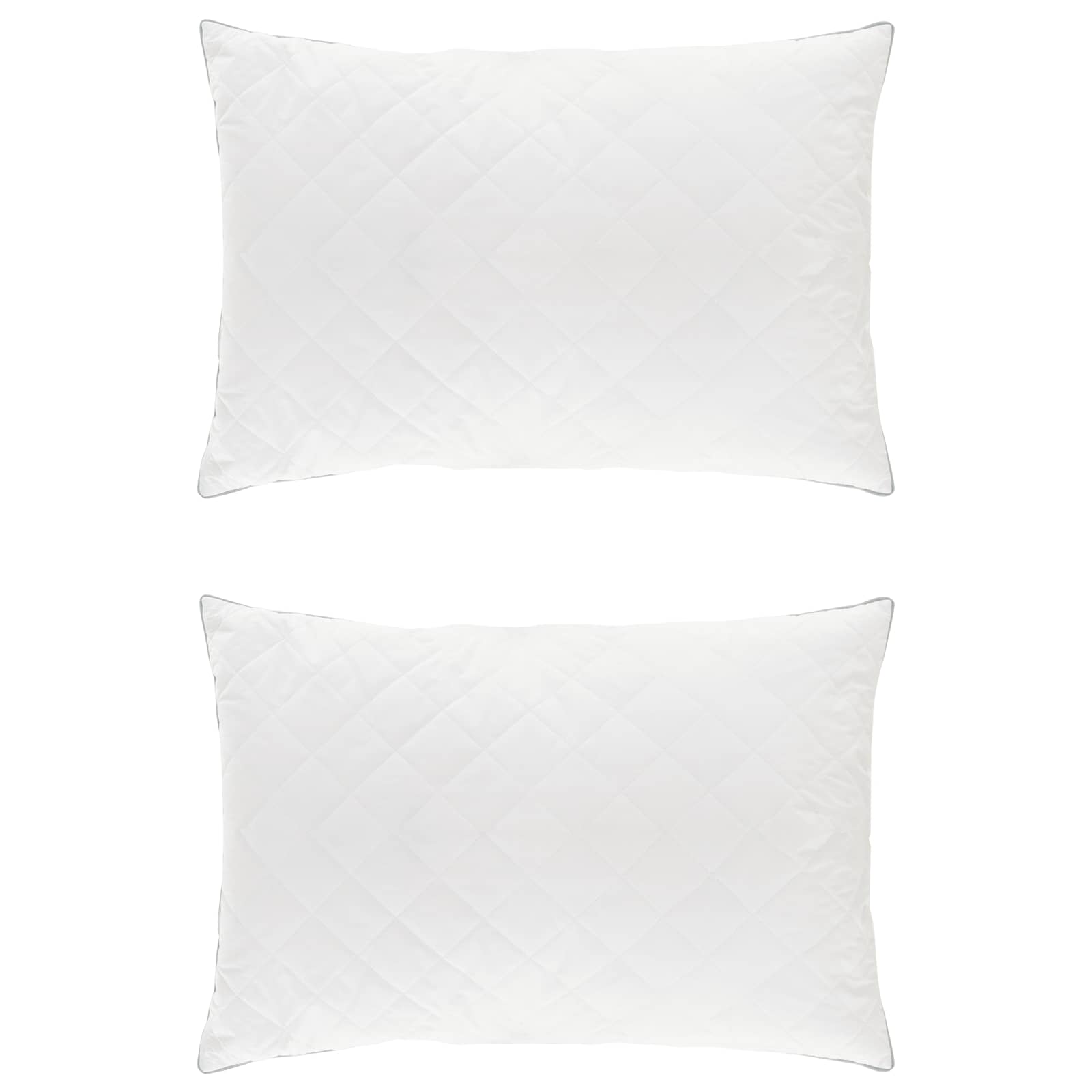 Almofada fulda 2 unid. 40 x 80 cm 100% plumas de ganso e penas