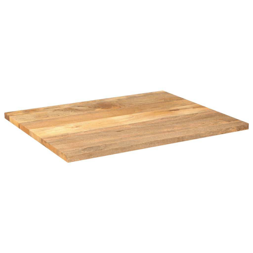 Tampo de mesa retangular 90x80x3,8 cm mangueira maciça