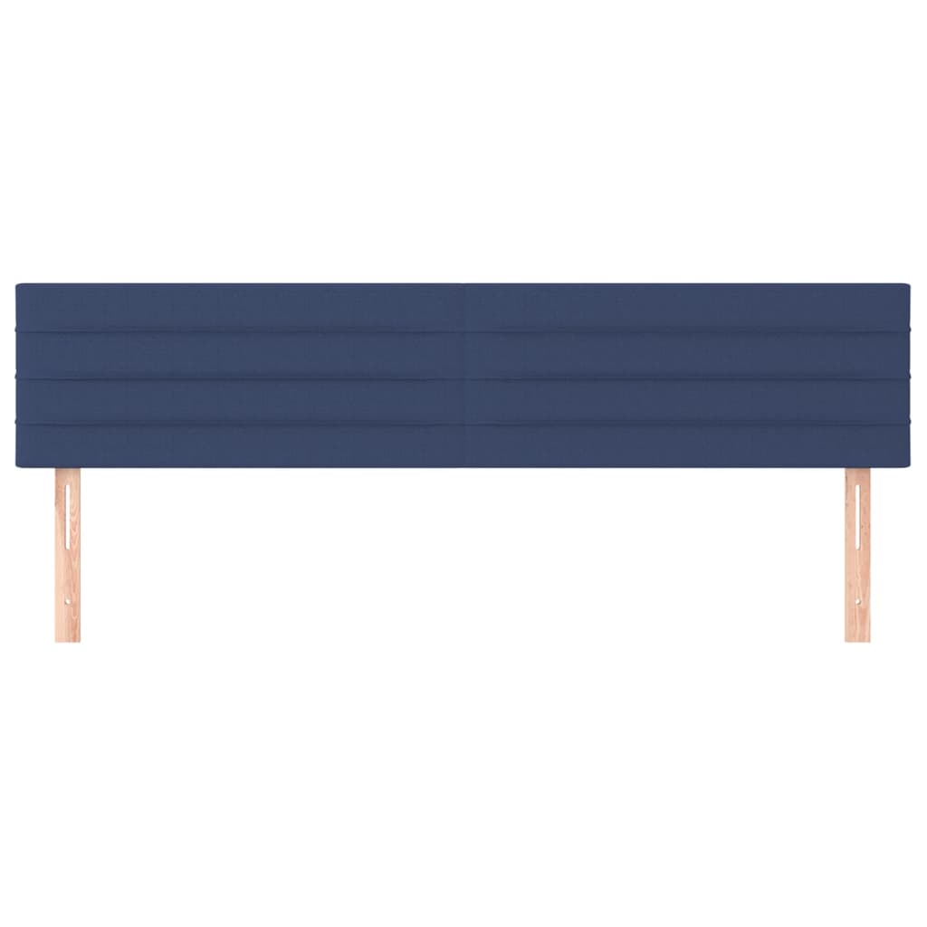 Cabeceiras azul 160x5x78/88 cm tecido