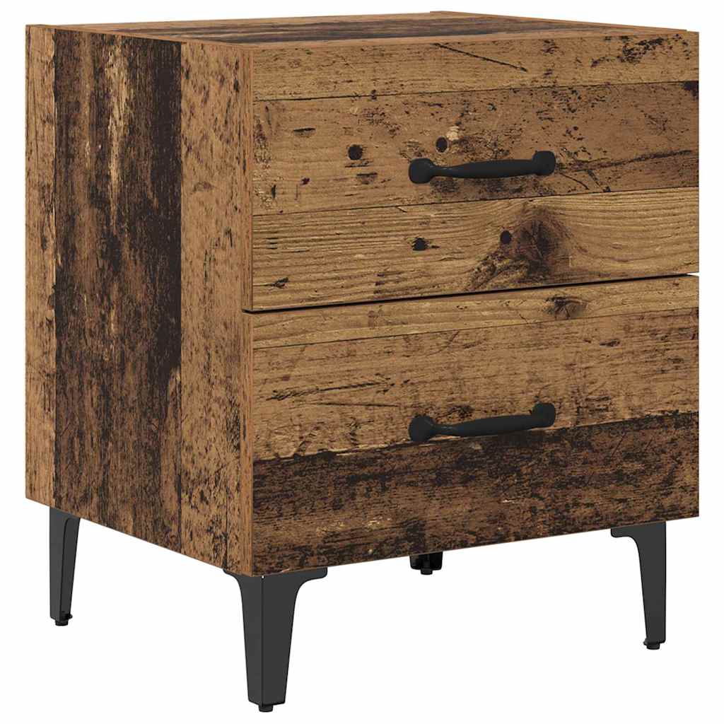 Armário de cama madeira antiga 40 x 35 x 47,5 cm