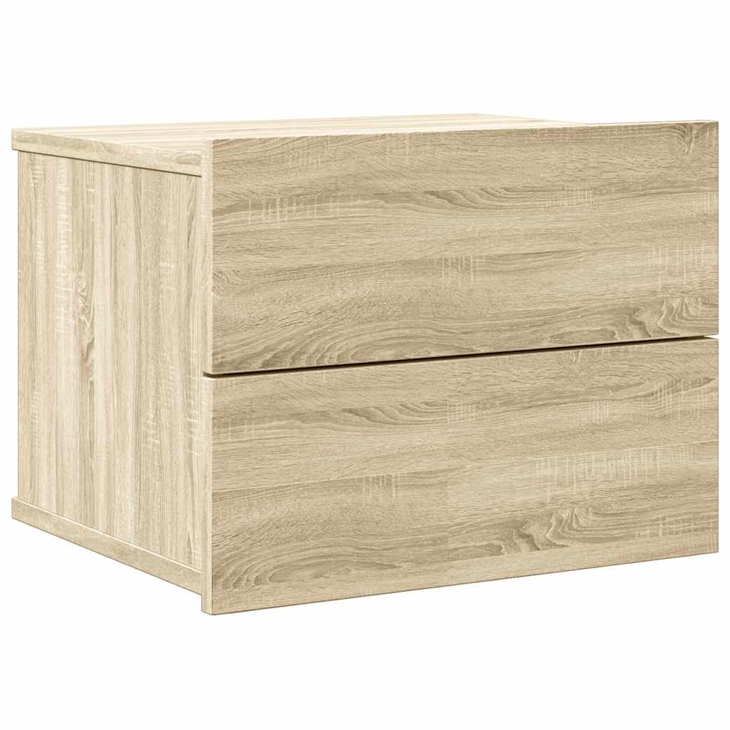 Mesa de cabeceira 40x30x30 cm contraplacado carvalho sonoma