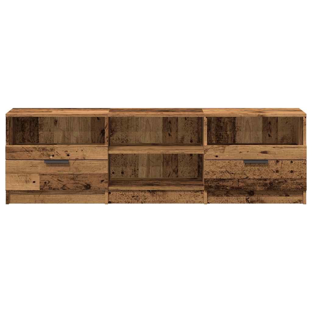 Móvel TV madeira antiga 150x33,5x45 cm madeira trabalhada