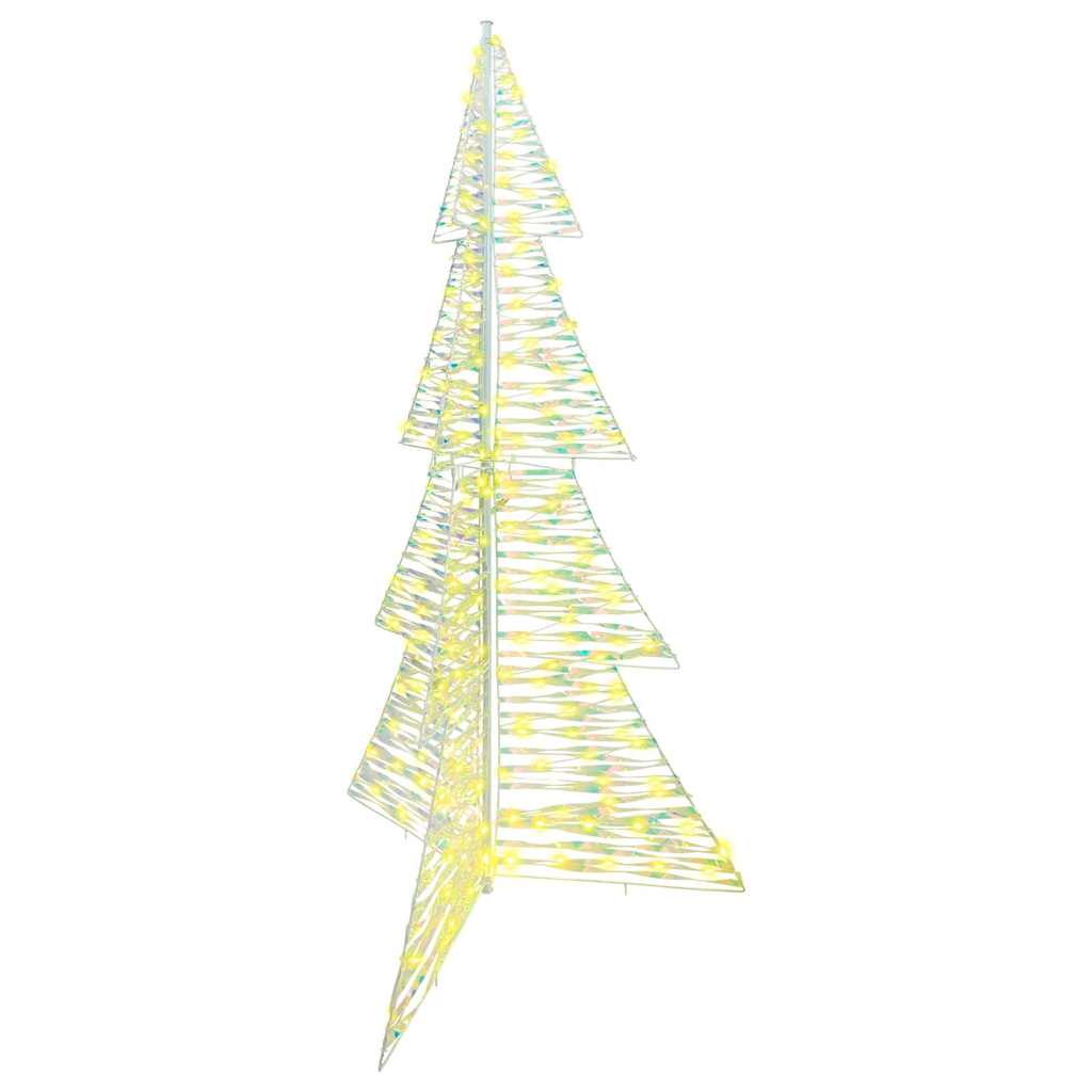 Árvore de natal com 240 leds branco quente 180 cm PET