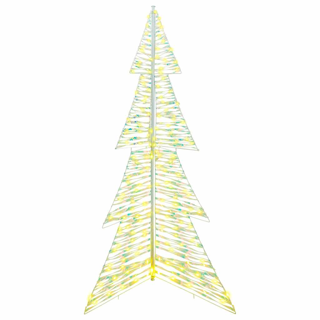 Árvore de natal com 240 leds branco quente 180 cm PET