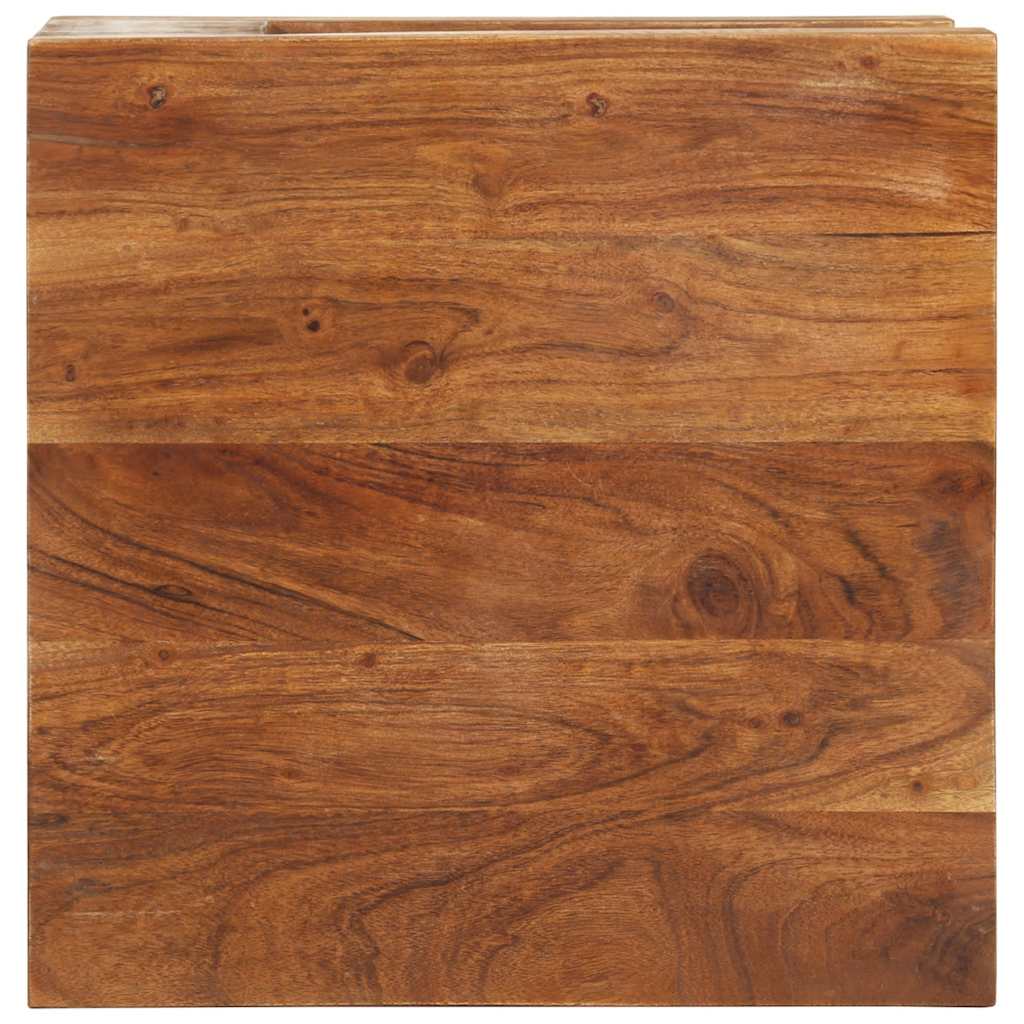 Mesa de centro 45x45x40 cm madeira de acácia maciça