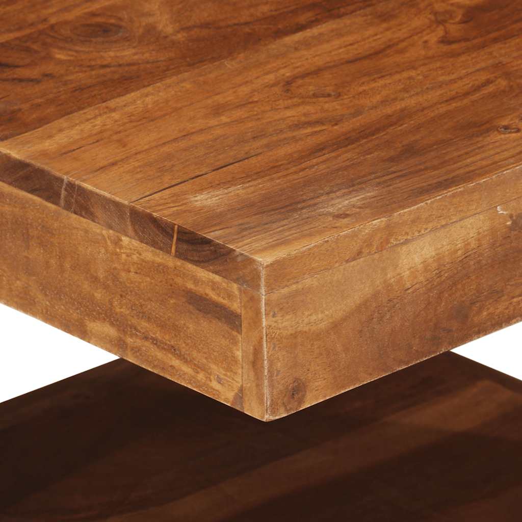 Mesa de centro 45x45x40 cm madeira de acácia maciça