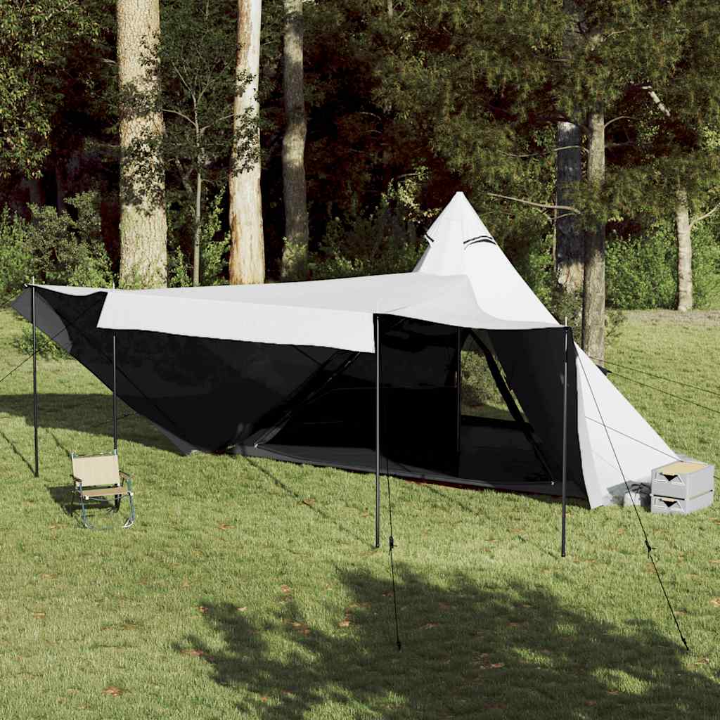 Tenda familiar tipi para 8 pessoas opaca impermeável branco
