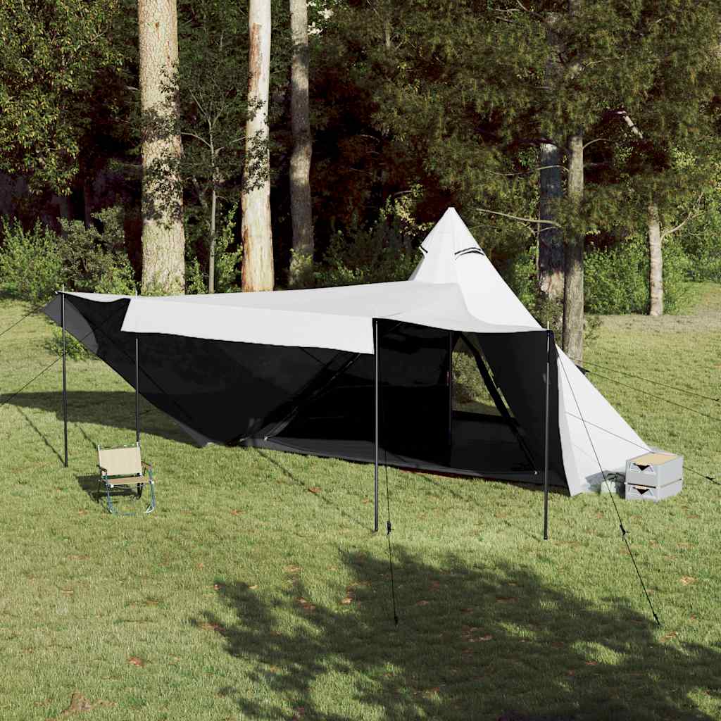 Tenda familiar tipi para 8 pessoas opaca impermeável branco