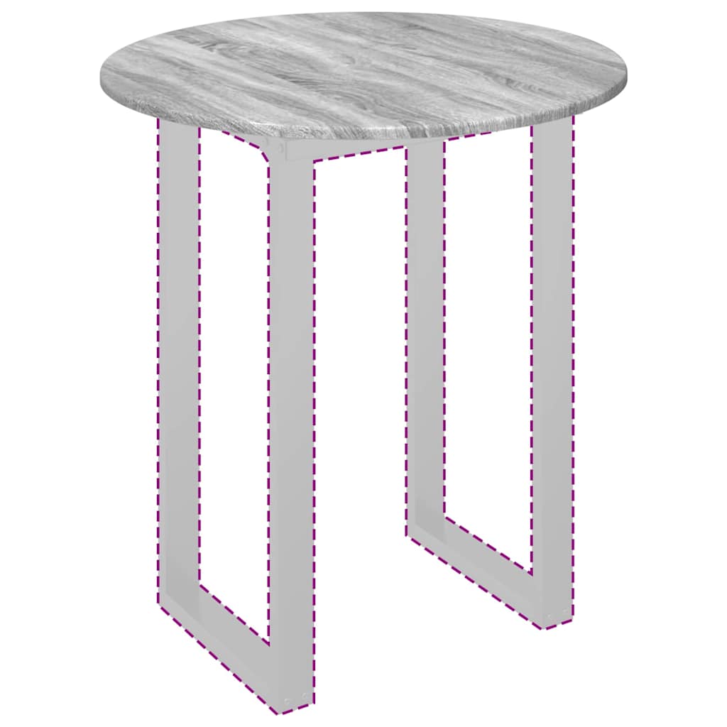 Tampo de mesa ø 70 x 1,5 cm redondo derivados de madeira