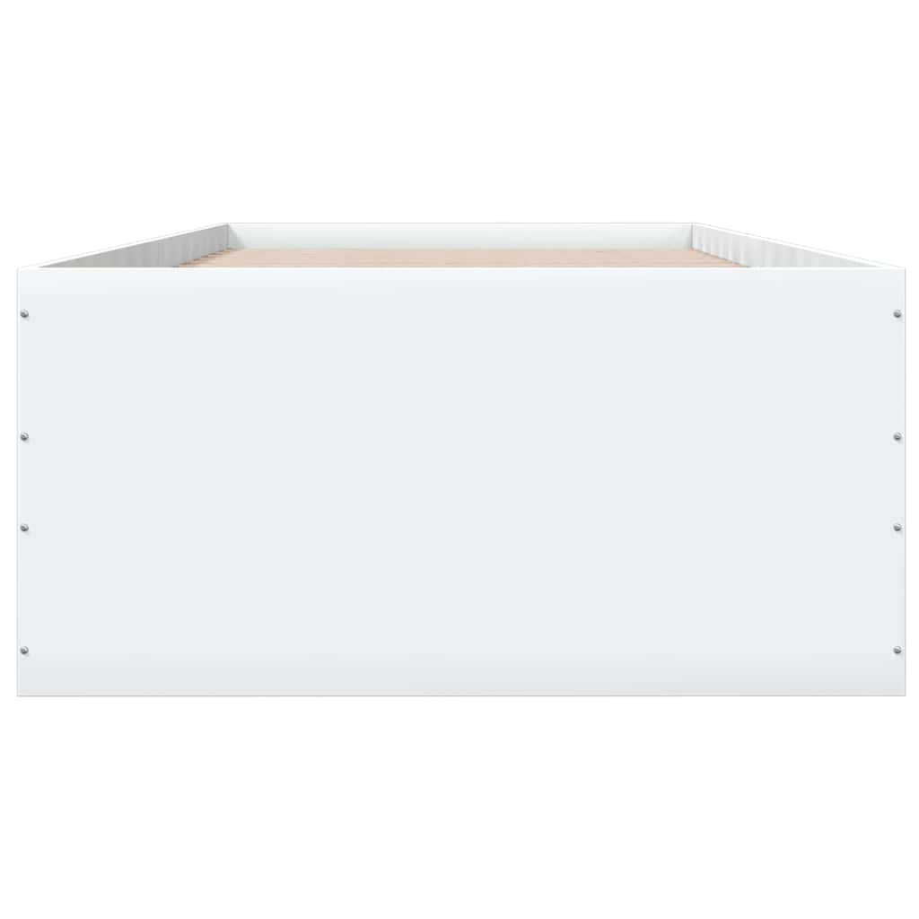 Estrutura de cama 90x190 cm derivados de madeira branco