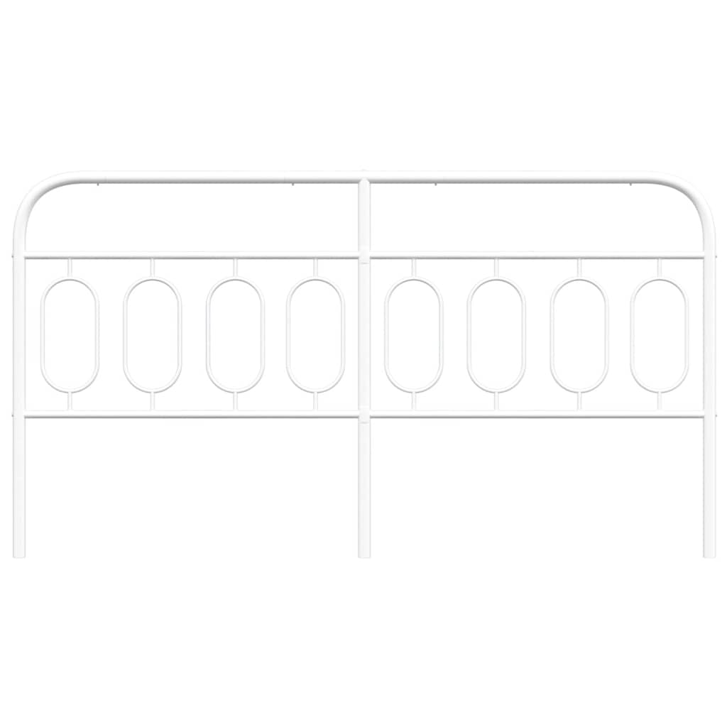Cabeceira de substituição 183 cm metal branco