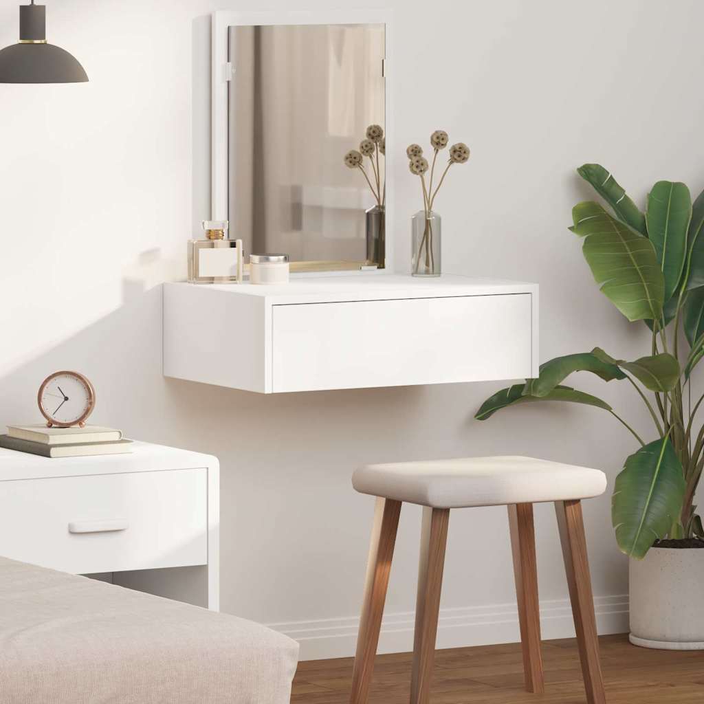 Mesa de vestir branco 60 x 40 x 70 cm derivados de madeira
