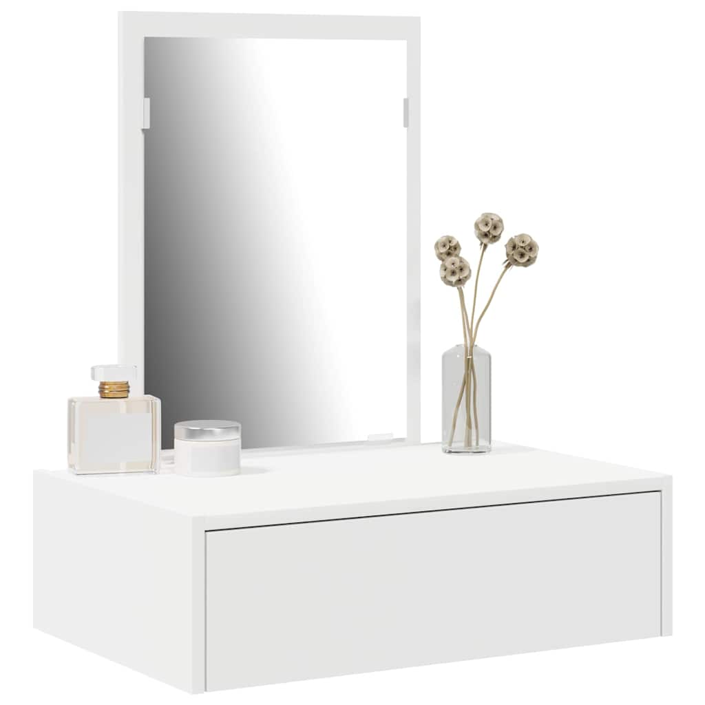 Mesa de vestir branco 60 x 40 x 70 cm derivados de madeira