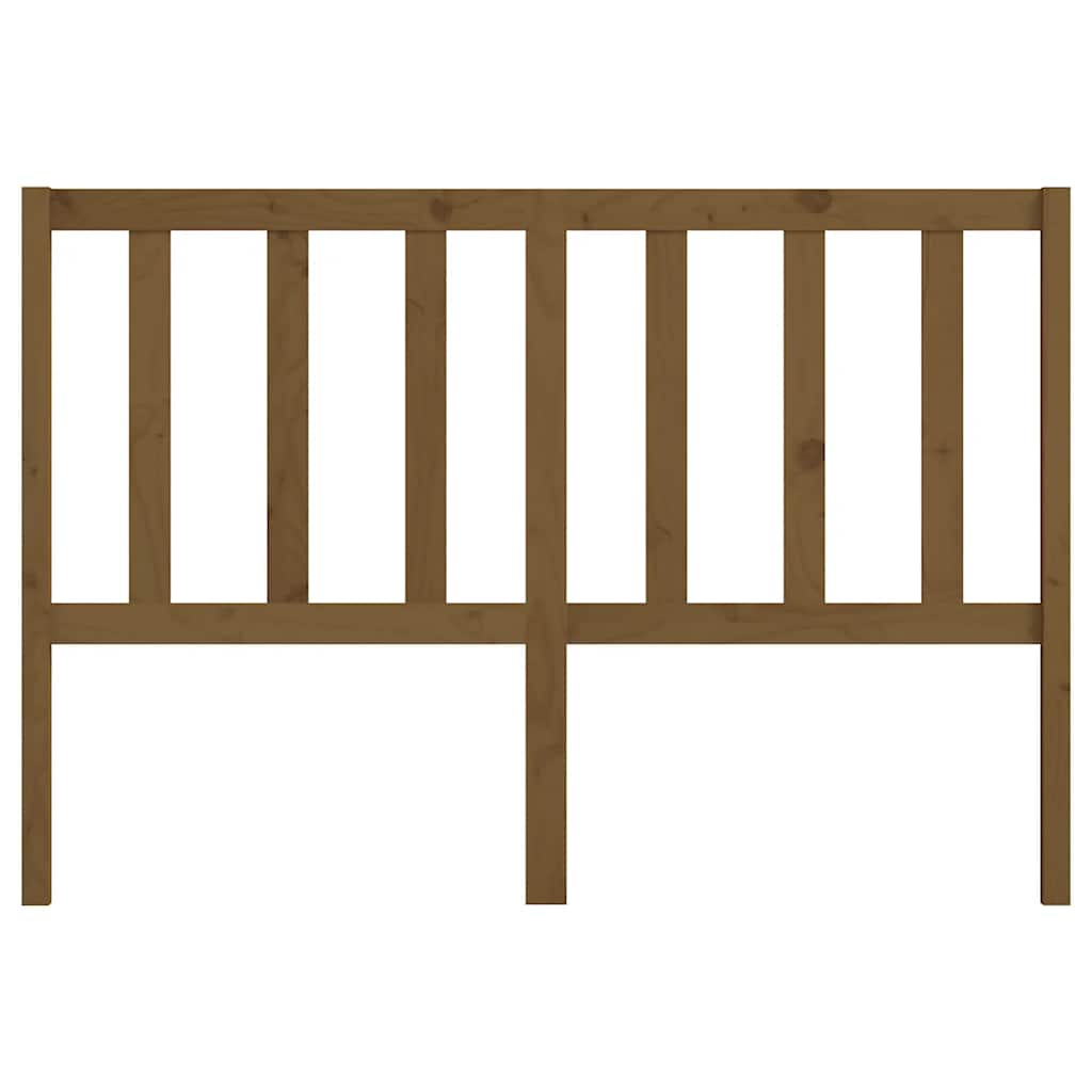 Cabeceira de cama 141x4x100 cm pinho maciço castanho mel