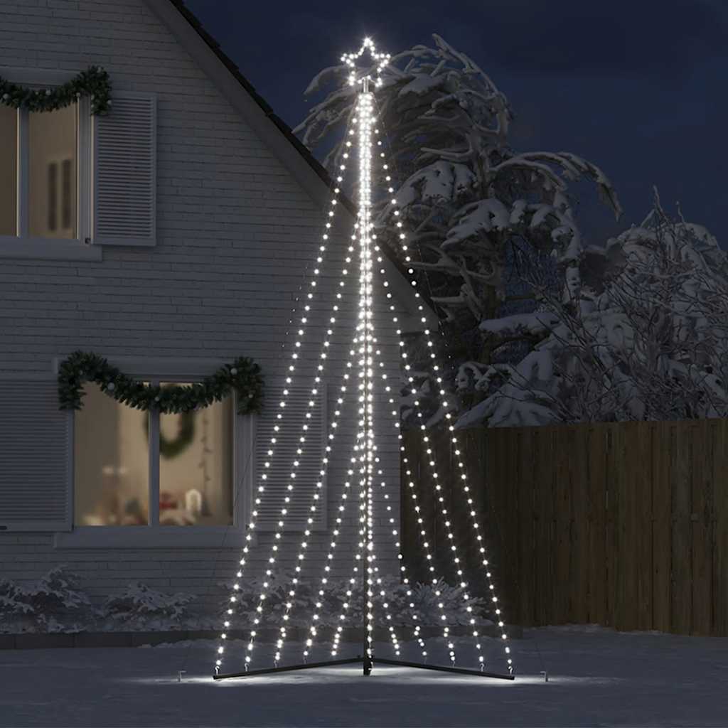 LED árvore de natal 570 leds branco frio 399 cm