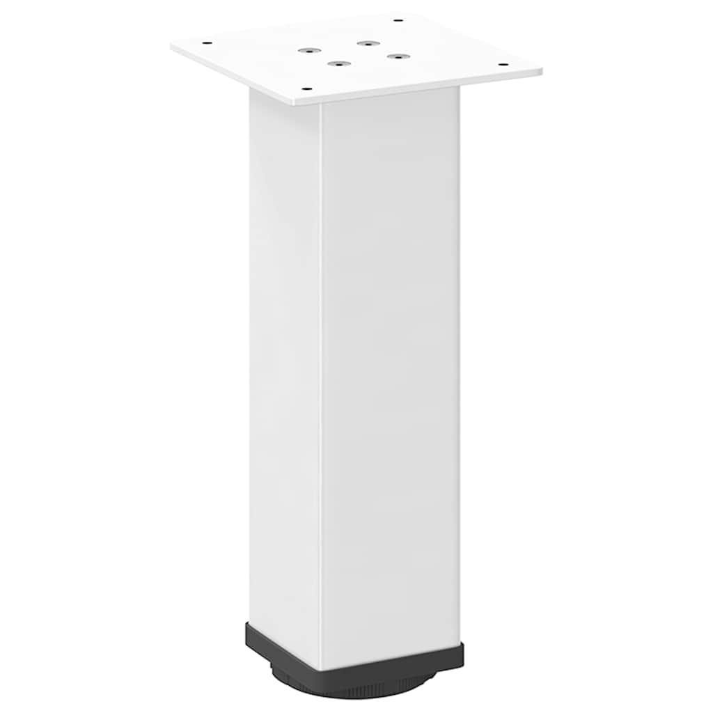 Pés para mesa de centro 4 peças, branco, 30-32 cm, aço