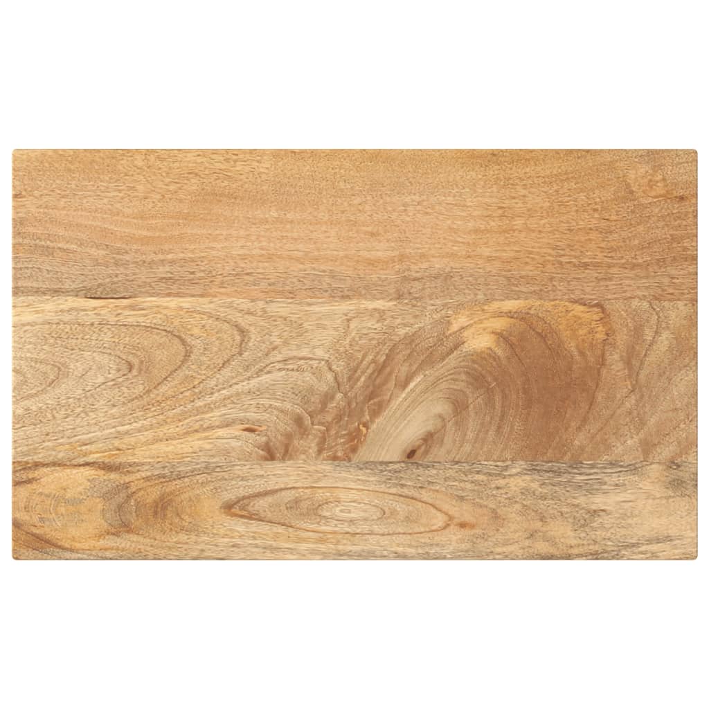 Tampo de mesa retangular 60x30x3,8 cm mangueira maciça