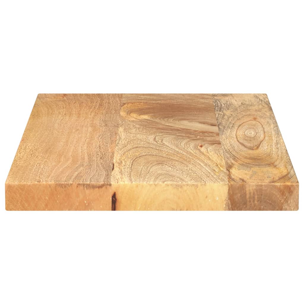 Tampo de mesa retangular 60x30x3,8 cm mangueira maciça