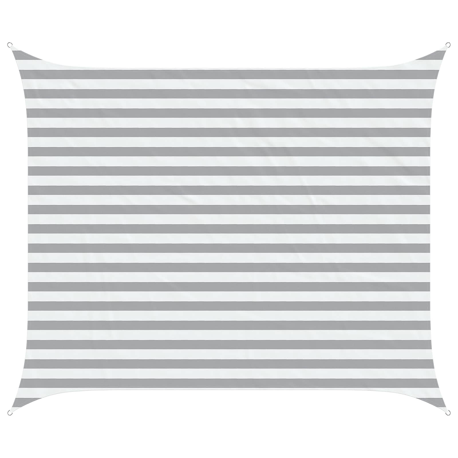 Vela de sombra solar oxford revestido em pu retangular
