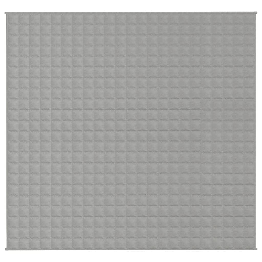 Manta pesada 11 kg 220x240 cm tecido cinzento