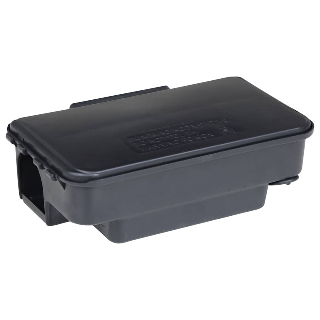Armadilhas para ratos 6 pcs preto 22x12,5x7,5 cm